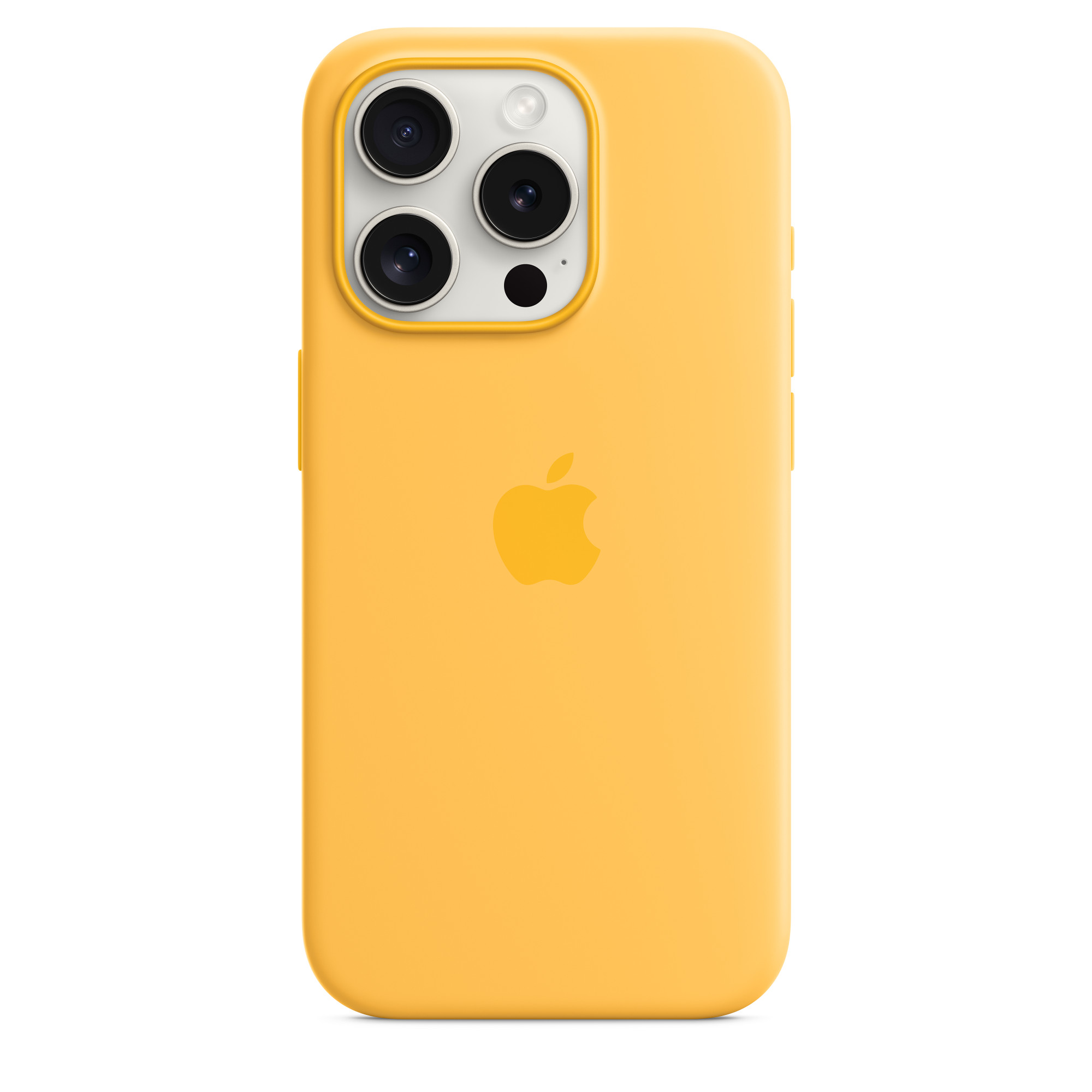 Apple Silikon Case mit MagSafe für iPhone 15 Pro