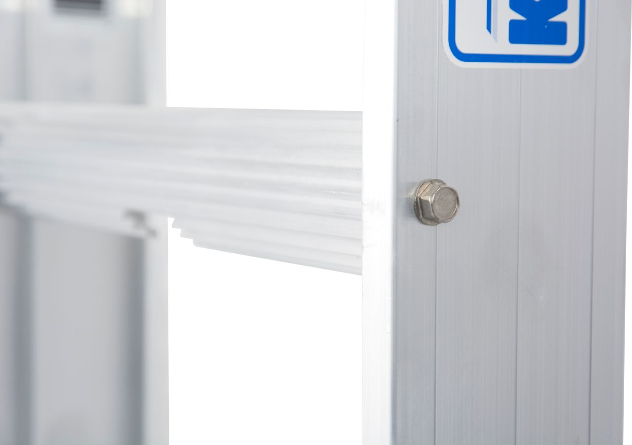 Krause STABILO KaminkehrerLeiter Alu-Natur 1x7 Sprossen