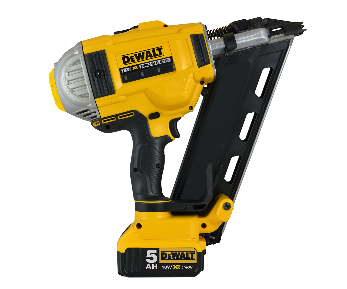 DEWALT DCN692P2-QW Akku-Nagler 90 mm, 18 V / 5,0Ah