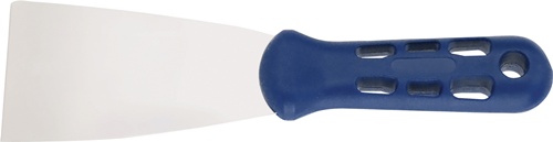 TECWERK Malerspachtel B.40mm hochglanz-poliert Ku.flachoval,blau 