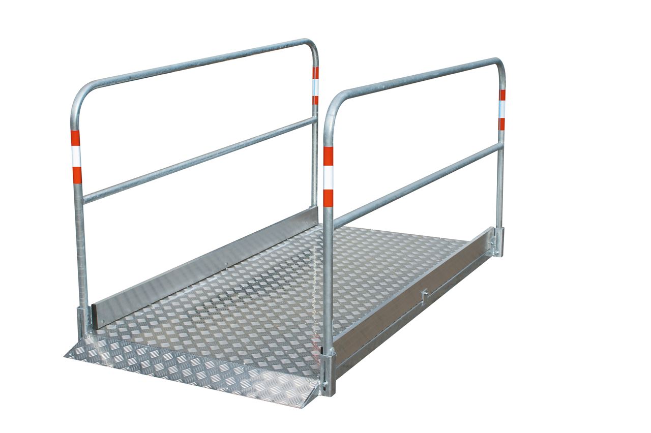 SCHAKE Grabenbrücke aus Aluminium    SCHAKE Grabenbrücke aus Aluminium