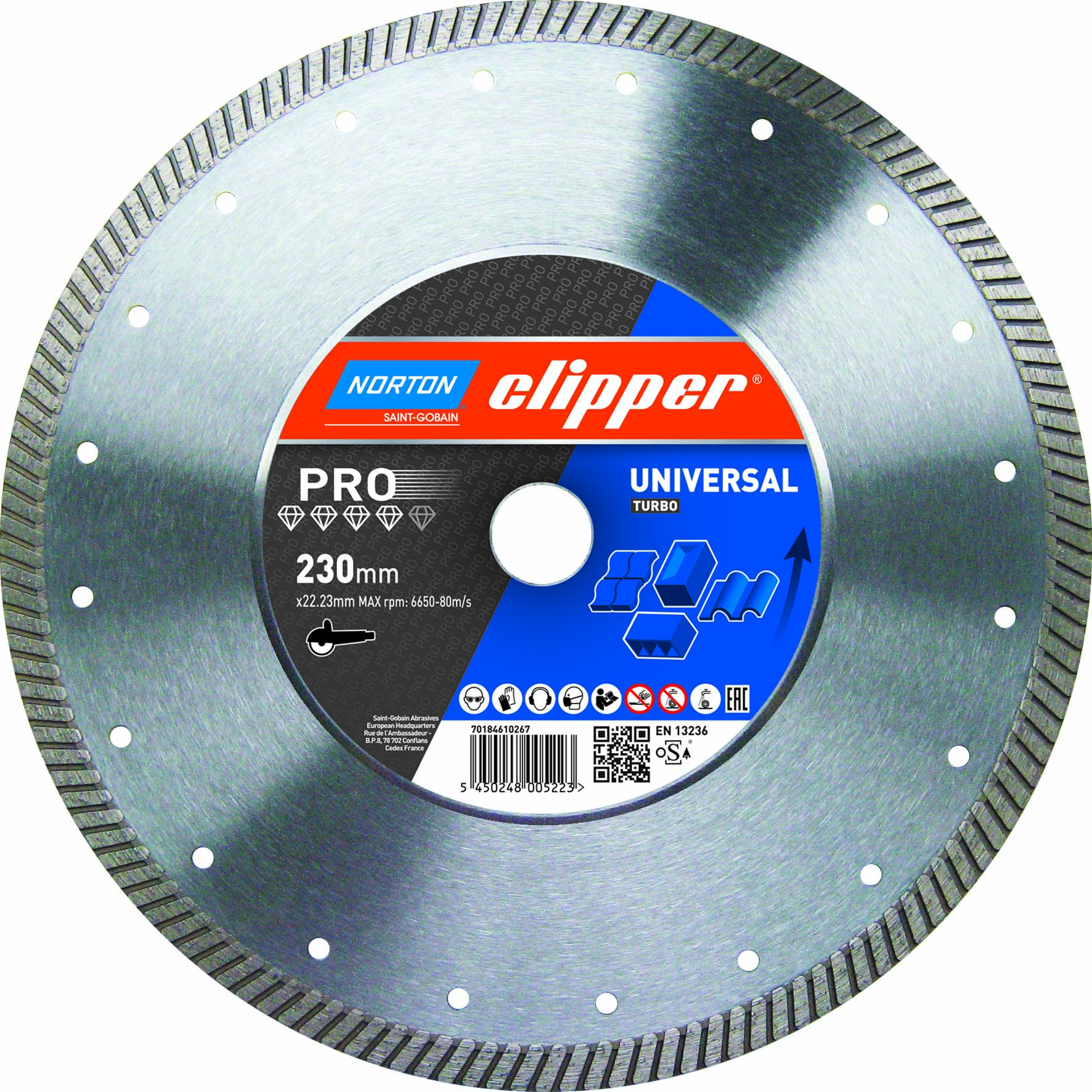 Norton Clipper Diamanttrennscheibe Pro Universal Turbo Norton Clipper Diamanttrennscheibe Pro Universal Turbo