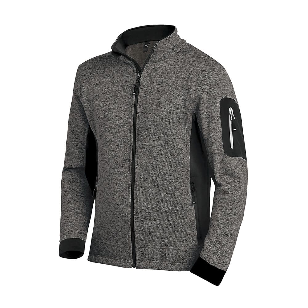 FHB Strick-Fleecejacke CHRISTOPH anthrazit/schwarz (79595 ) FHB Strick-Fleecejacke CHRISTOPH anthrazit/schwarz (79595 )