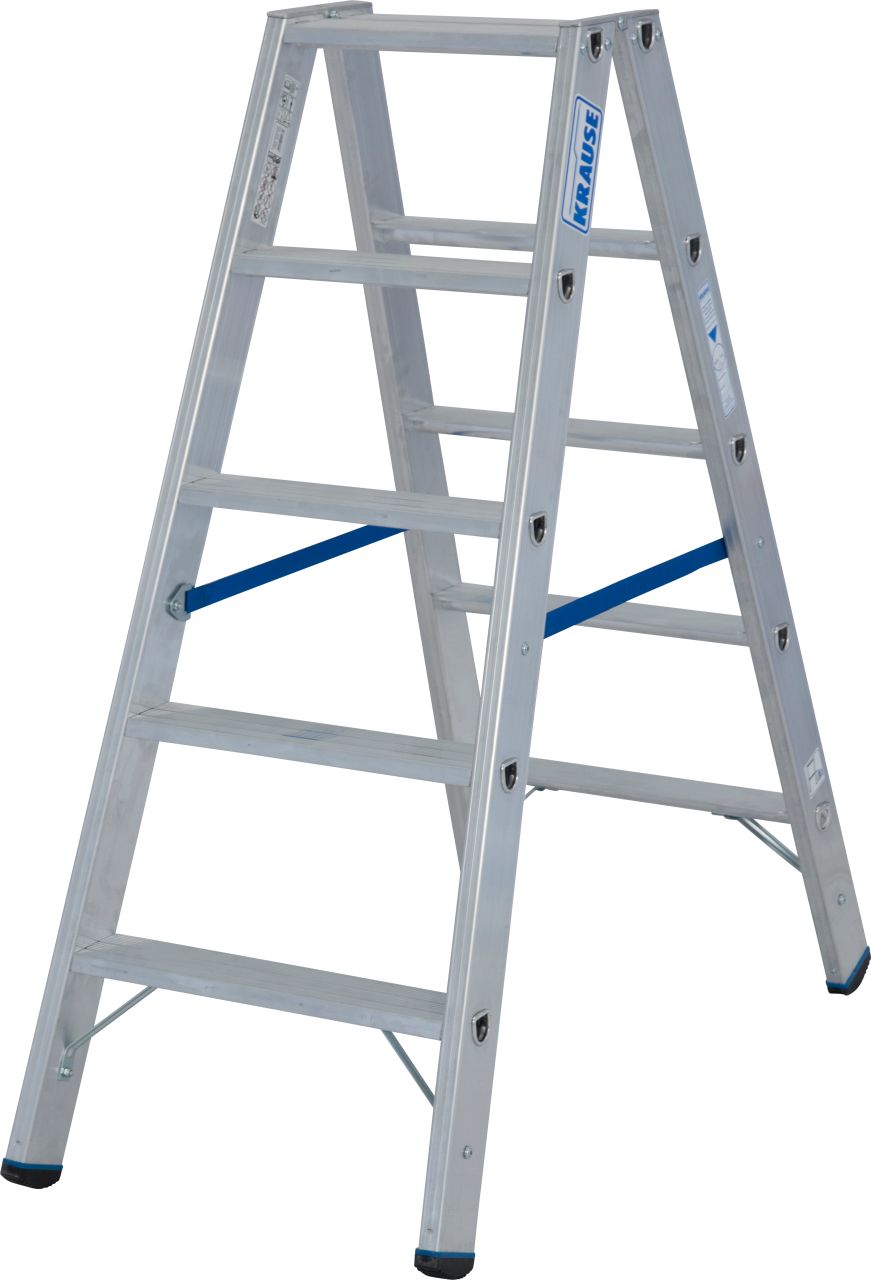 TOP DEAL - Krause STABILO Stufen-Doppelleiter 2x5 Stufen