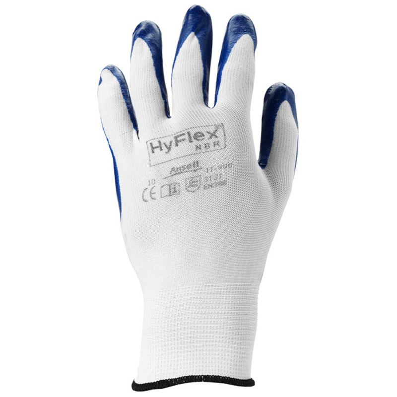 ANSELL Schutzhandschuh HYFLEX weiß/blau (11-900)