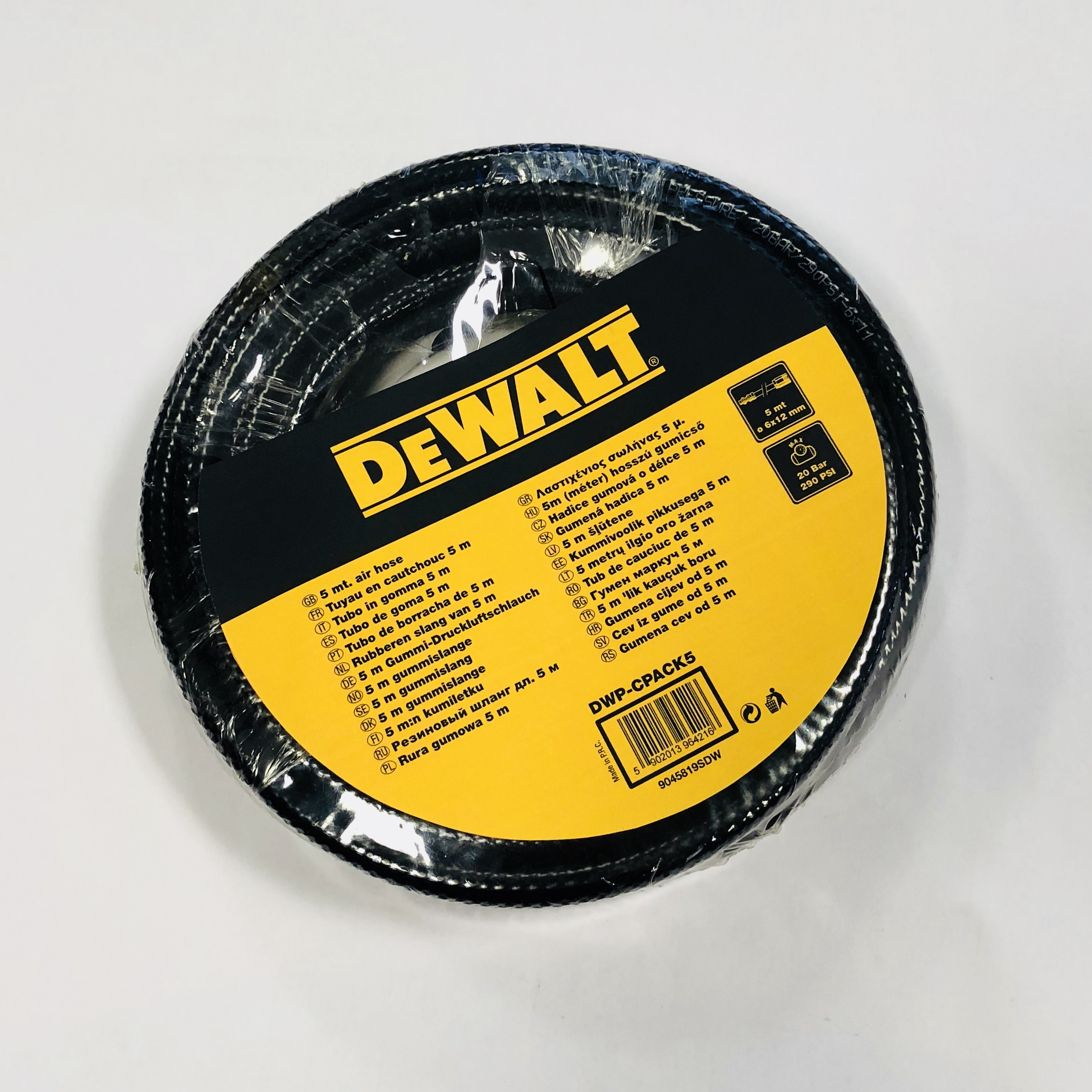 DEWALT DWP-CPACK5 Druckluftschlauch 5m