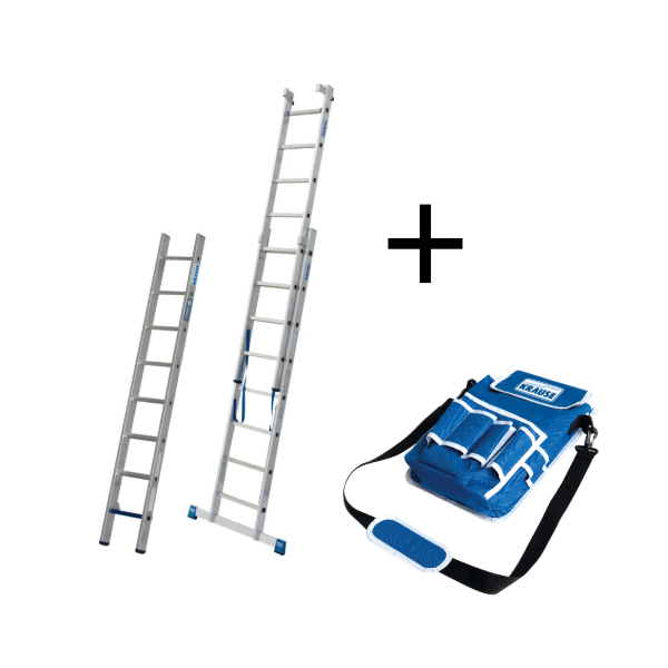 Krause STABILO VielzweckLeiter +S 3x8 Sprossen/Stufen inkl. Gratis Werkzeugtasche Krause STABILO VielzweckLeiter +S 3x8 Sprossen/Stufen inkl. Gratis Werkzeugtasche