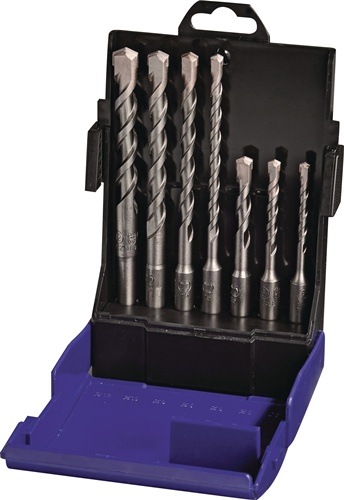 TECWERK Hammerbohrersatz SDS-Plus 7-tlg.SDS-Plus Ku.-Box 