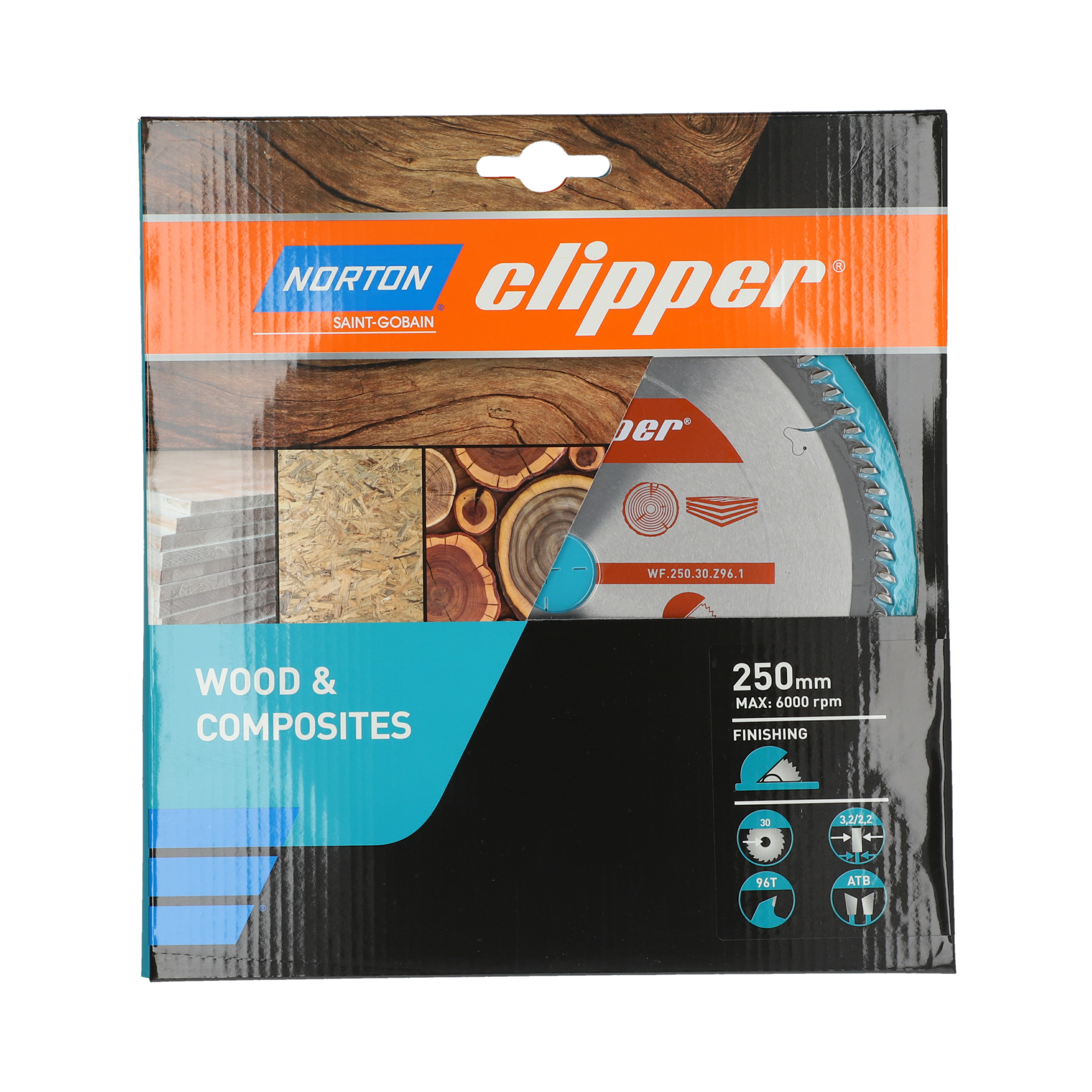 Norton Clipper Tischkreissägeblatt Pro Wood Finishing