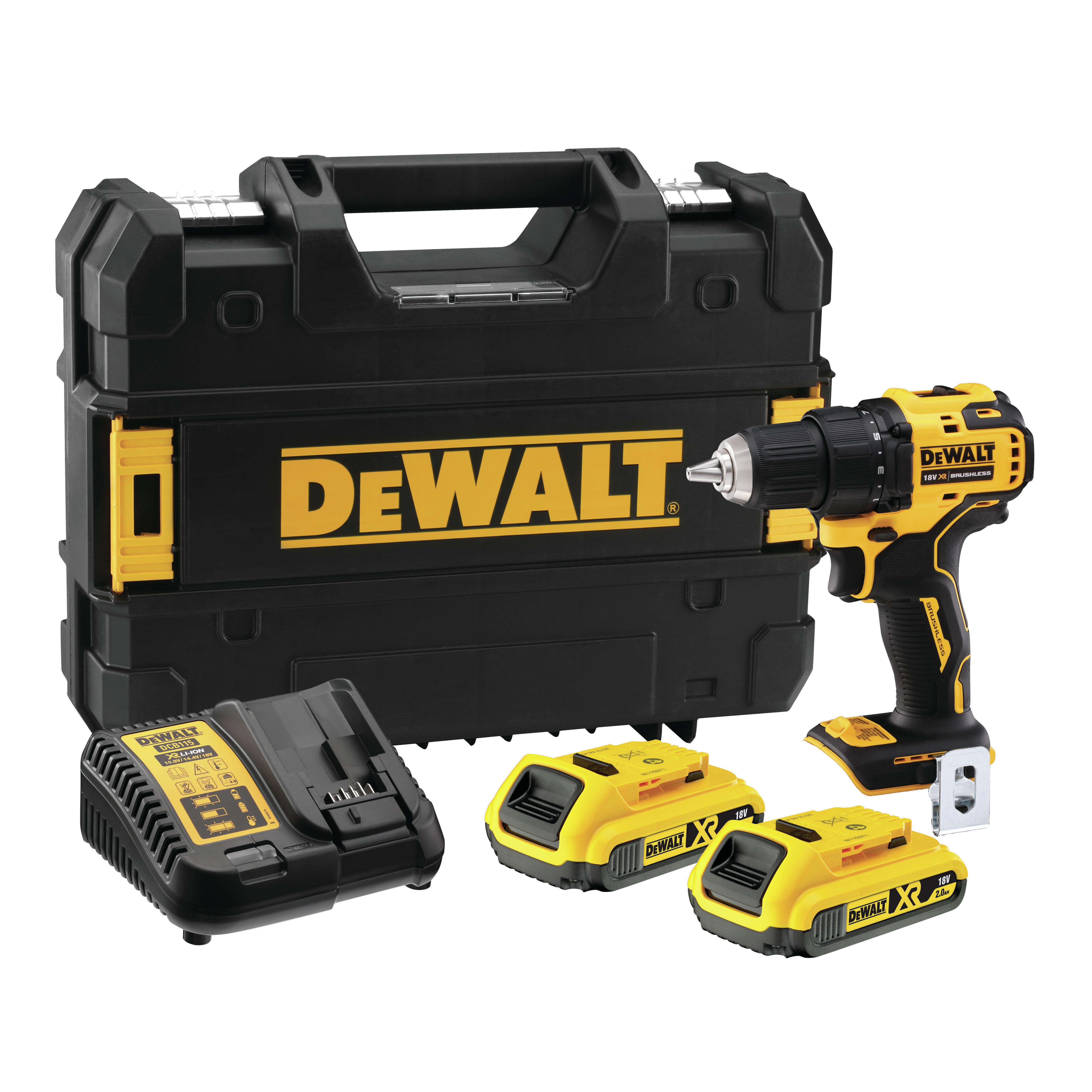 DEWALT DCD708D2T-QW Akku-Bohrschrauber 18 V, 2 Ah