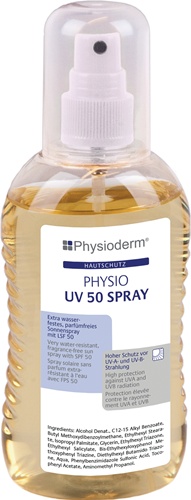 PHYSIODERM Hautschutzspray PHYSIO UV 50 SPRAY