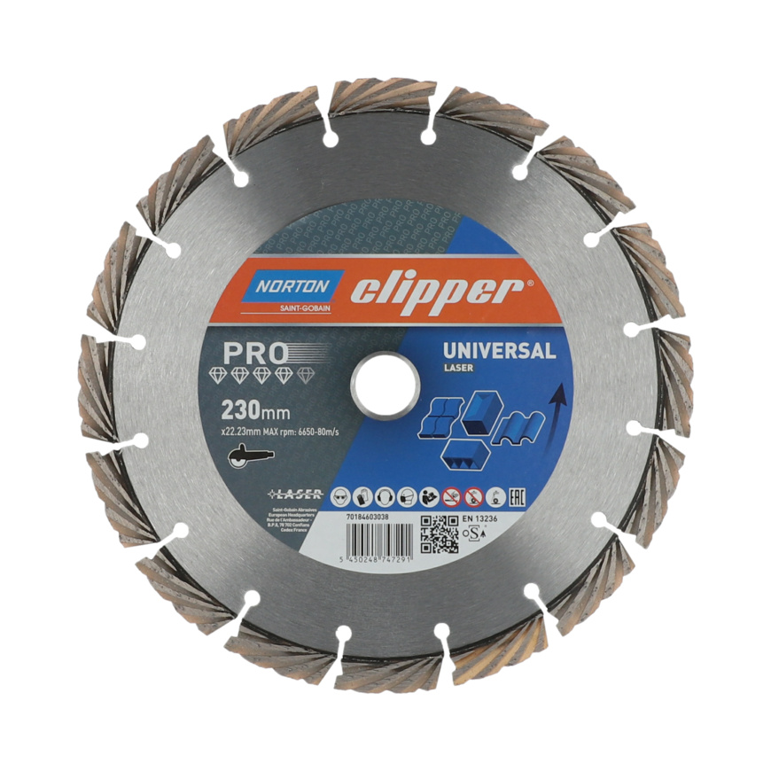 Norton Clipper Diamantscheibe PRO UNIVERSAL LASER Norton Clipper Diamantscheibe PRO UNIVERSAL LASER