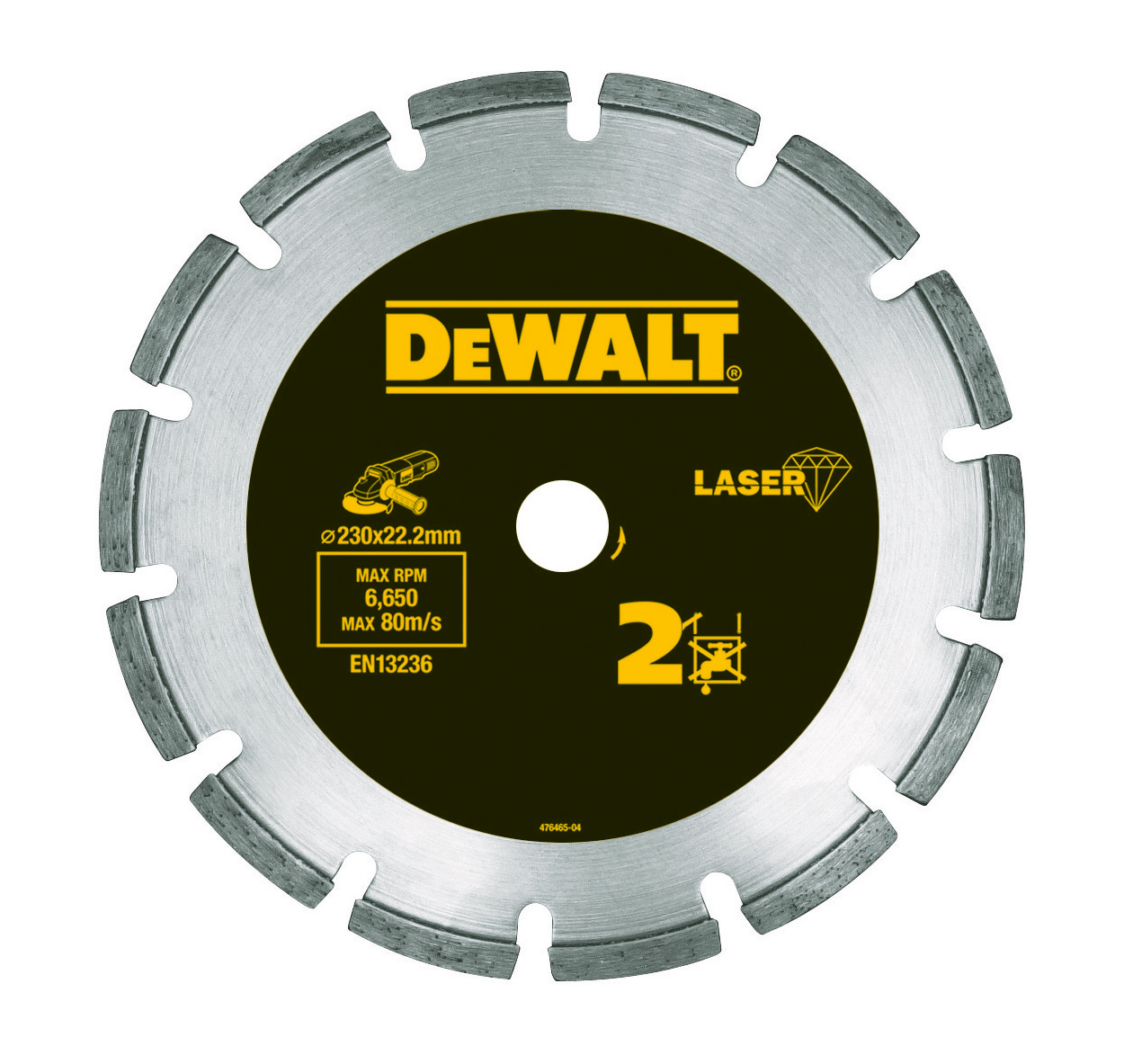 DEWALT DT3773-XJ Diamanttrennscheibe LaserHP2 230 mm