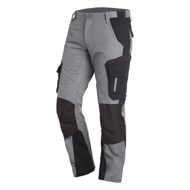 FHB Bundhose FLORIAN grau/schwarz (125100)