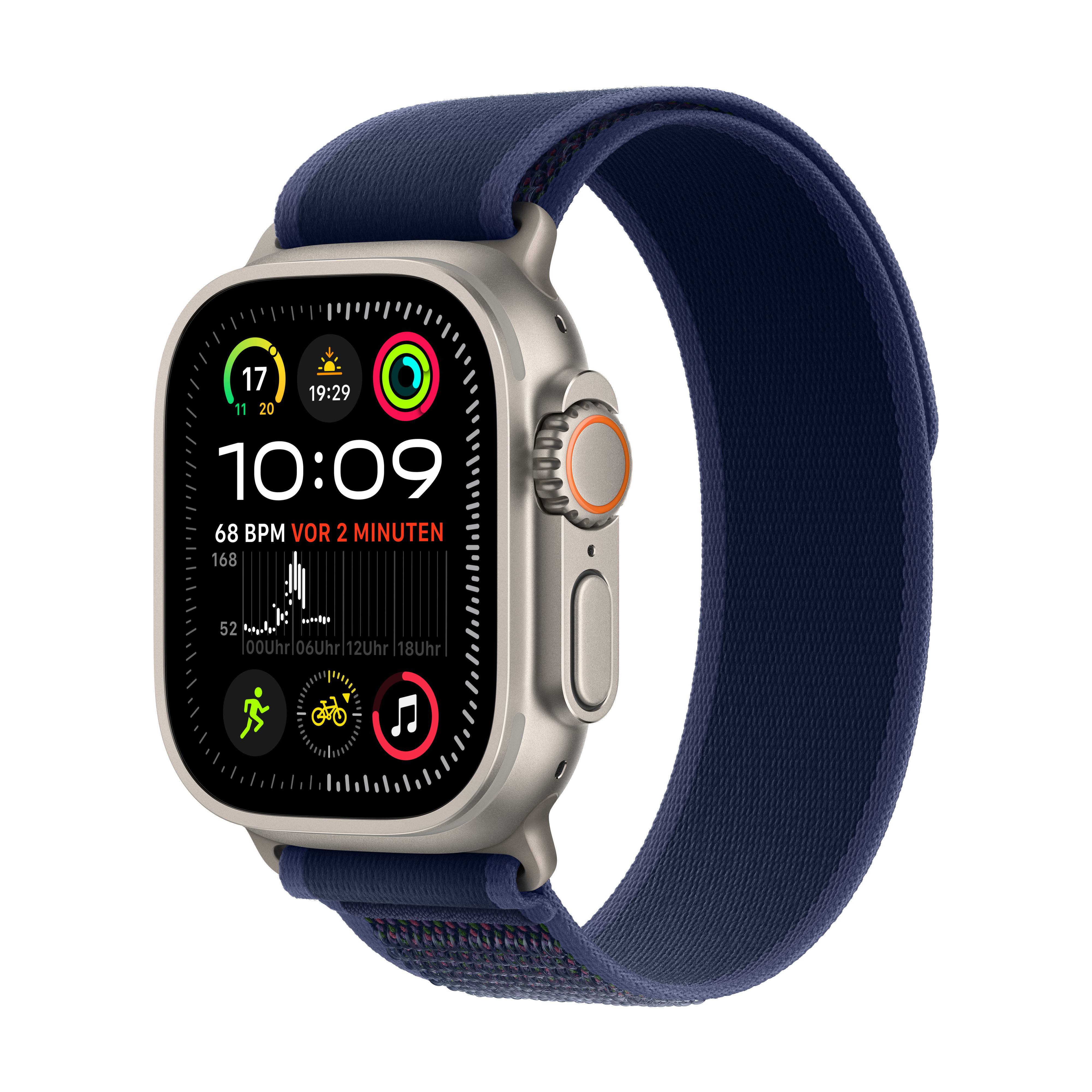 Apple Watch Ultra 2 Titan mit Trail Loop