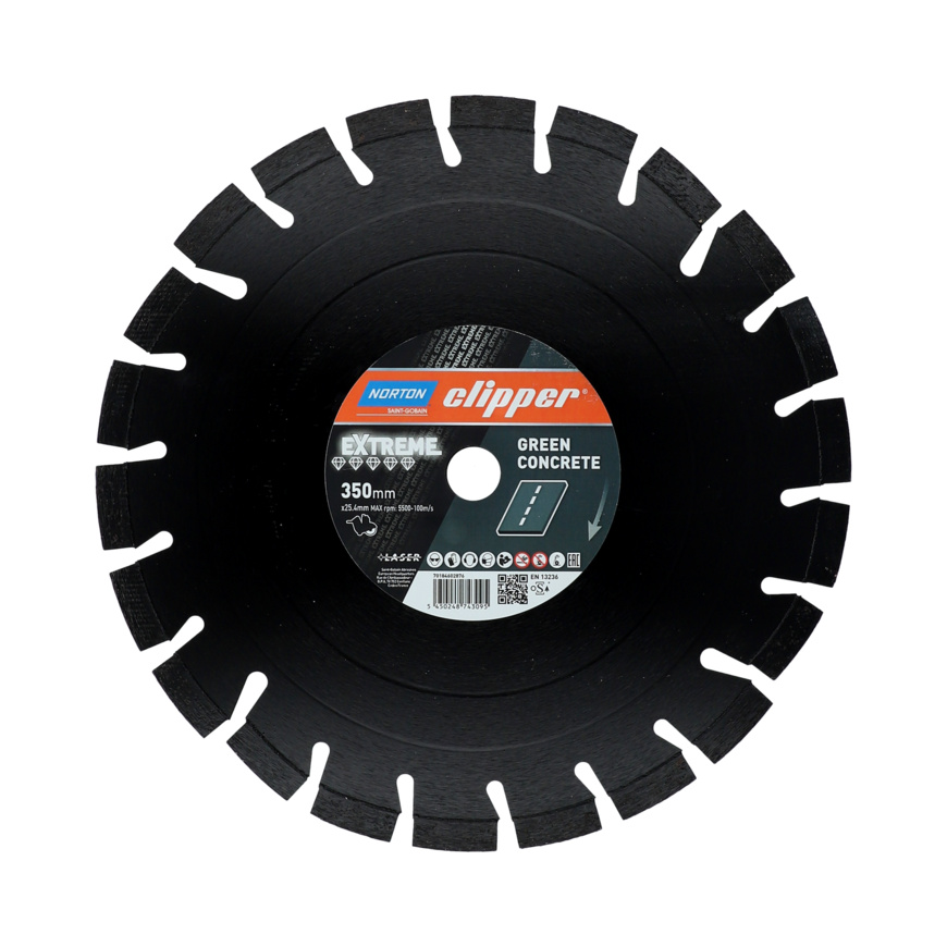 Norton Clipper Diamantscheibe EXTREME GREEN CONCRETE Norton Clipper Diamantscheibe EXTREME GREEN CONCRETE