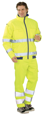 PLANAM Warnschutzpilotjacke BASIC 2in1 gelb (2044)