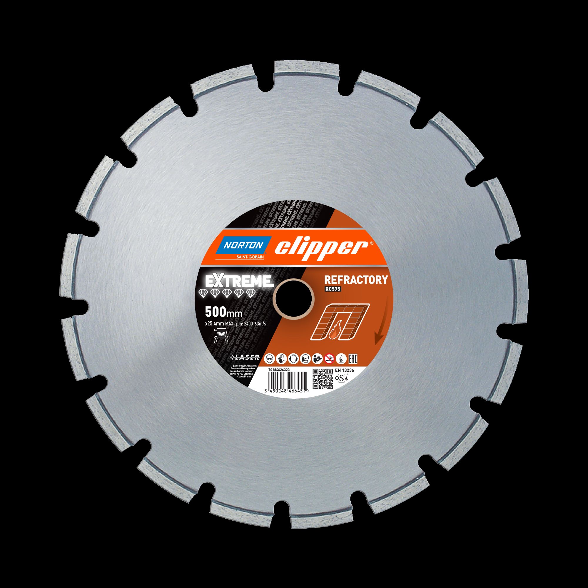 NORTON CLIPPER DIAMANTSCHEIBE EXTREME RC575 SILENCIO Ø450 x 25,4 NORTON CLIPPER DIAMANTSCHEIBE EXTREME RC575 SILENCIO Ø450 x 25,4